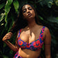 Oriental Poppy Wired Bikini Top