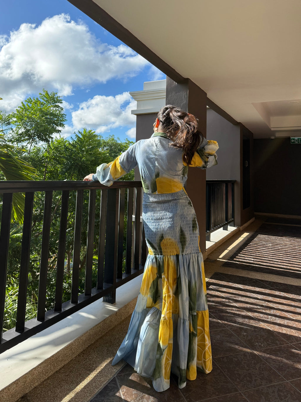 Azzurra Dress in Limoncello Print