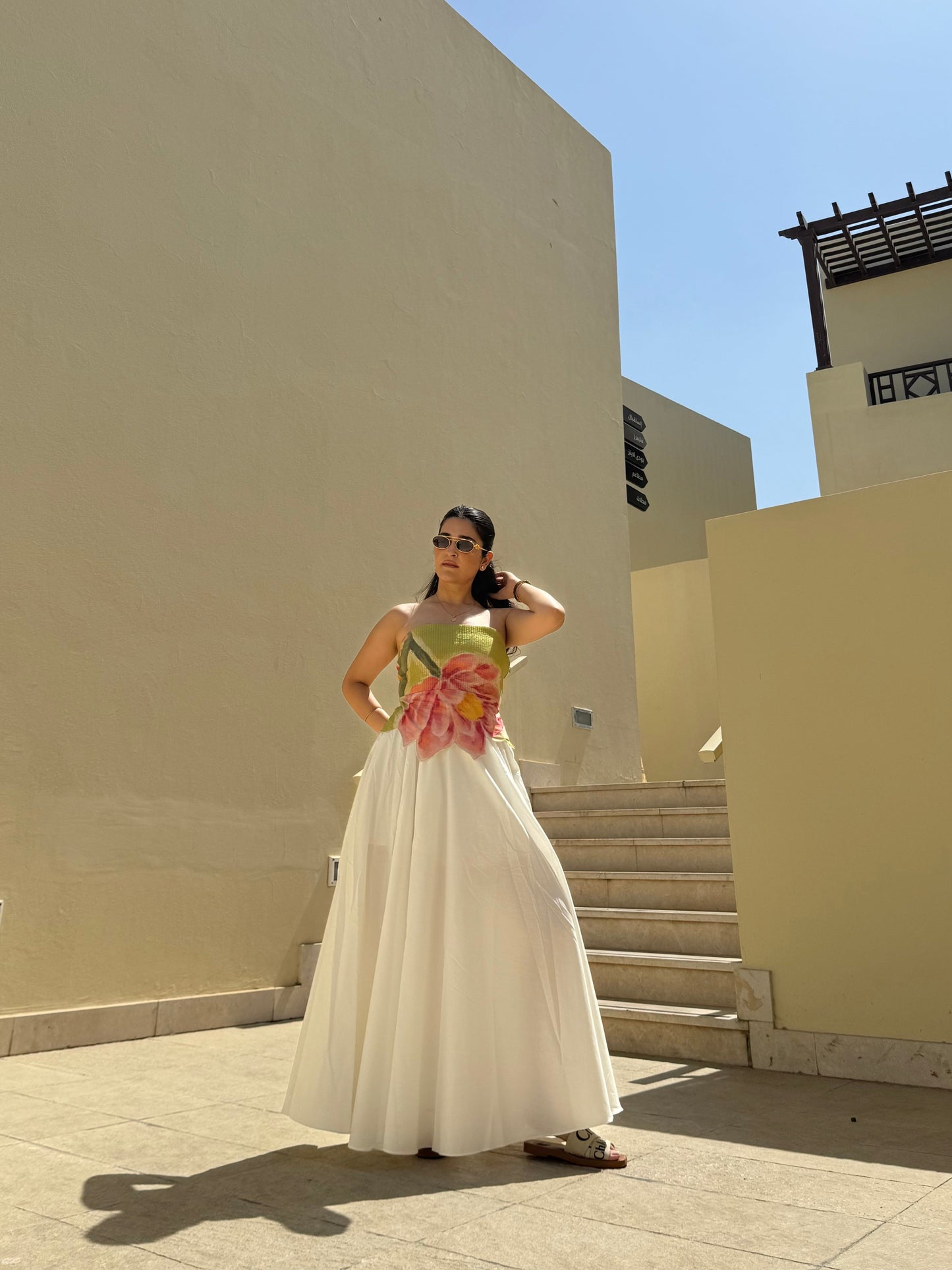 Margot Set in Tuscan Olive Print