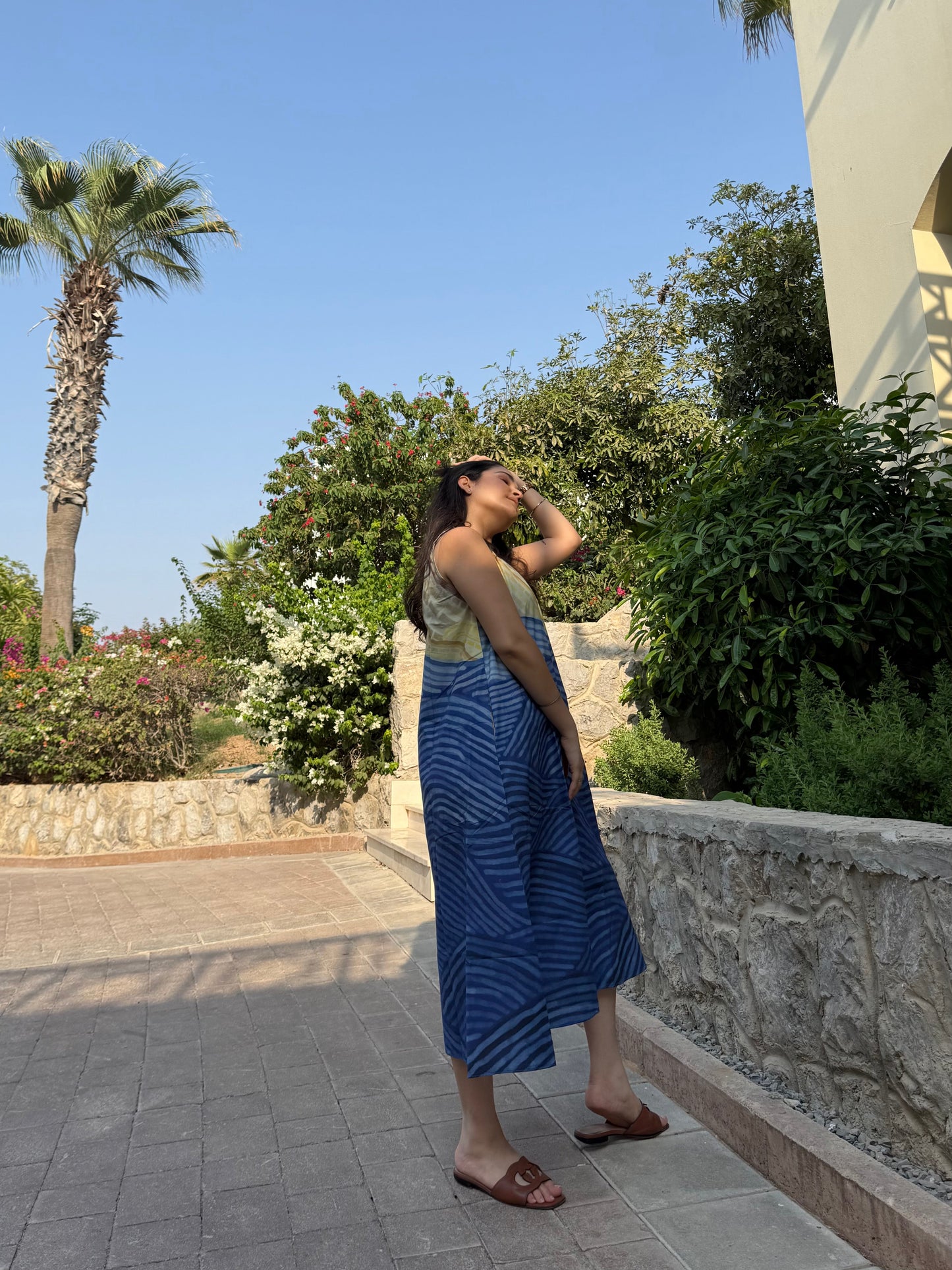 Hibiscus Dress in Gelato Dreams Print