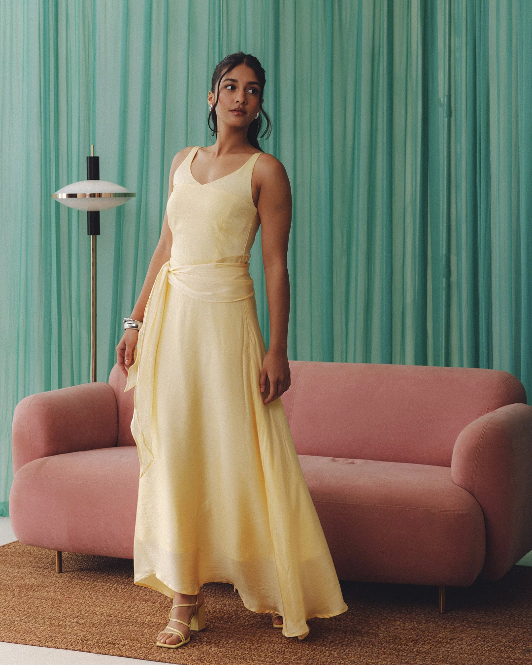 Savannah Satin dress