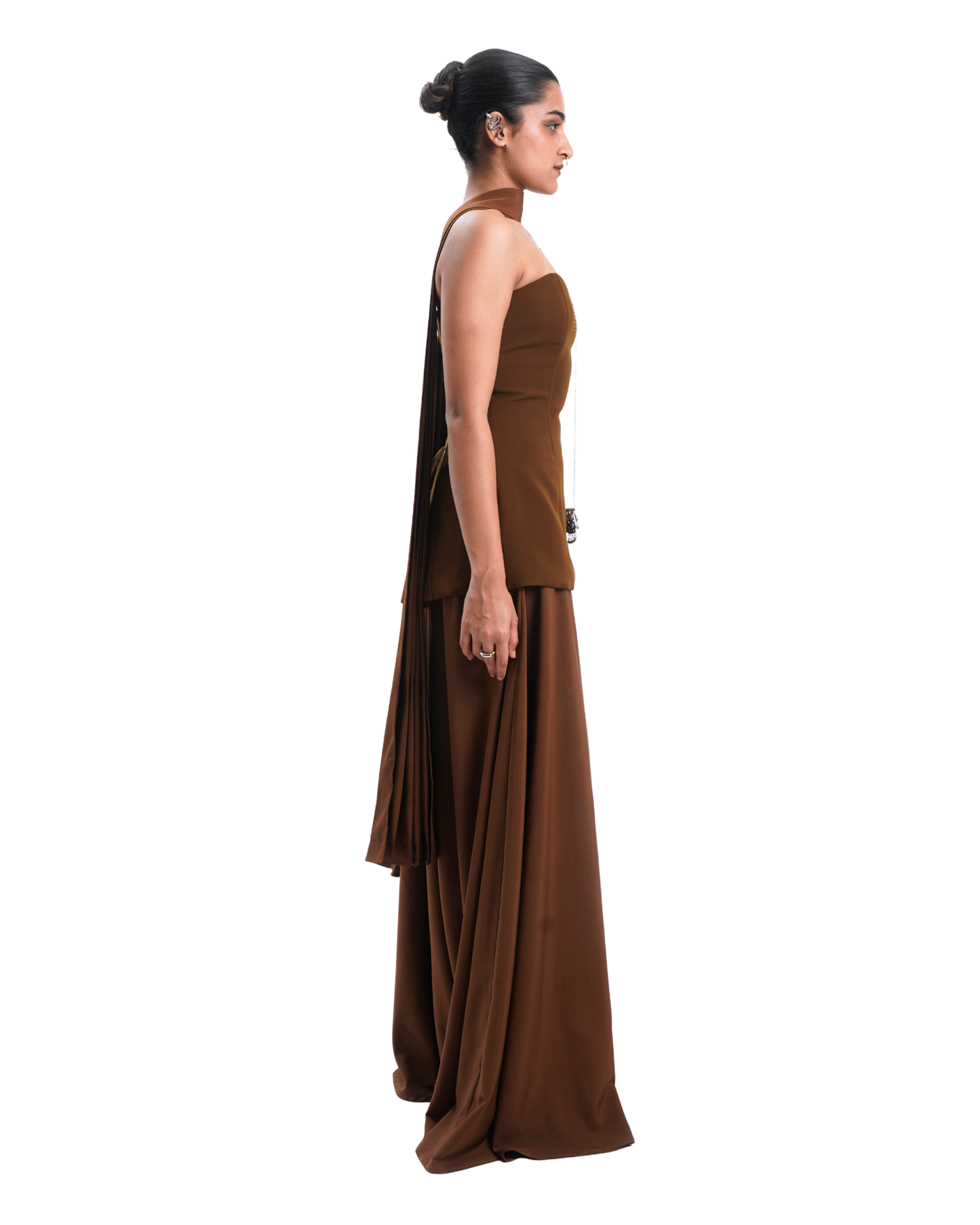 IRA SKIRT- DEEP MUSTARD