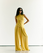 Yellow Wide Leg Pants