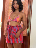 String Bikini Top - Candy Wave