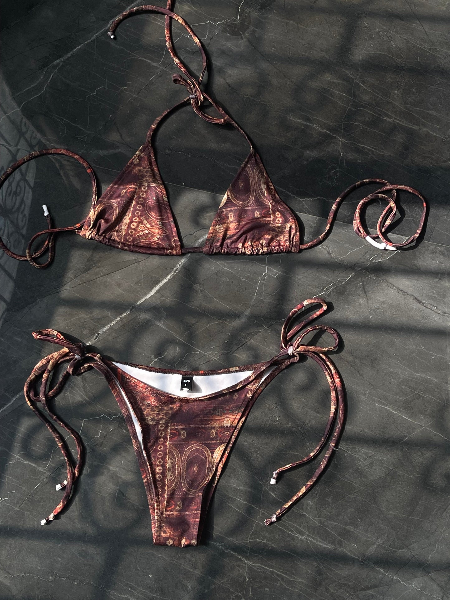 Tie bikini top- Chateau