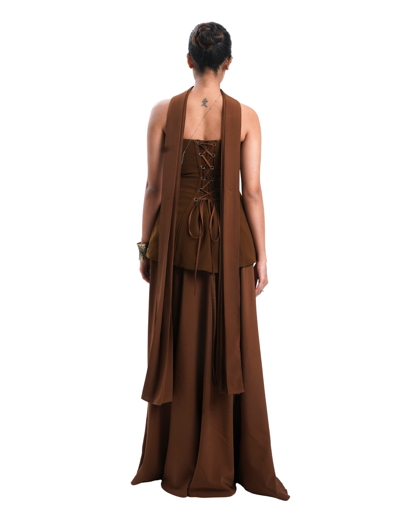 IRA SKIRT- DEEP MUSTARD