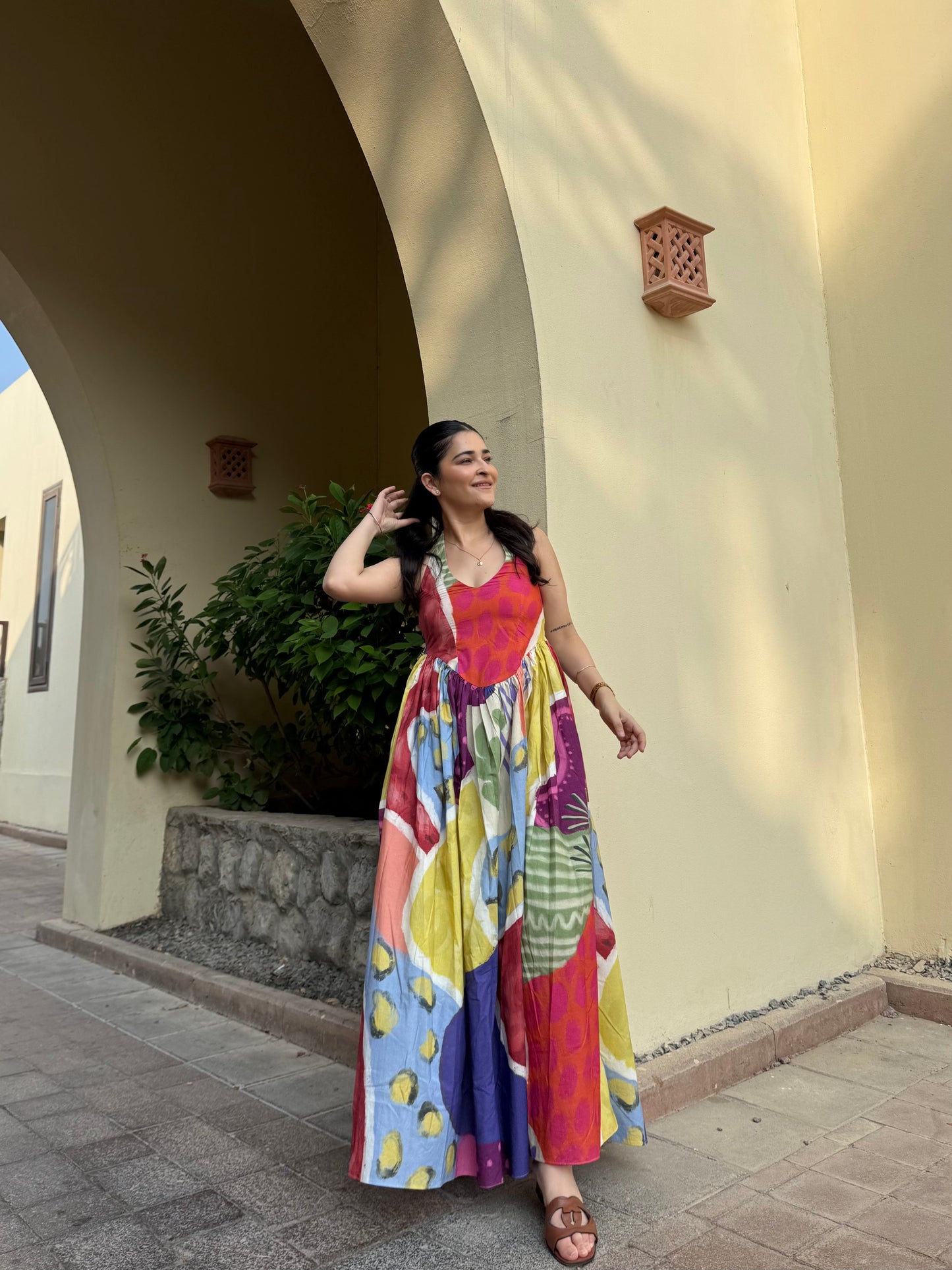 Solea Dress in Florentine Mosaic Dress