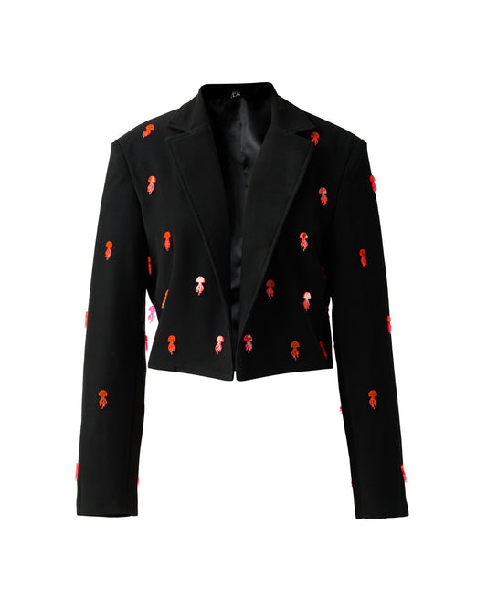 Red Jelly Fish Unisex Blazer