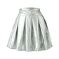 High-Waist Pleated Skirt