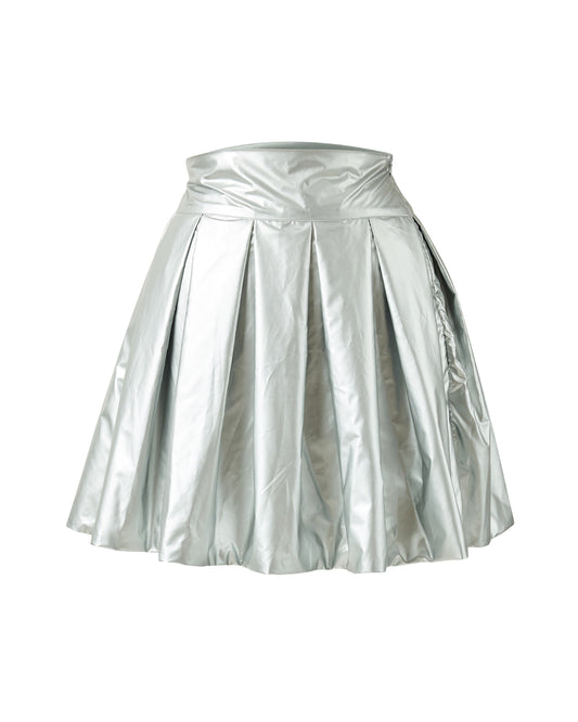 High-Waist Pleated Skirt