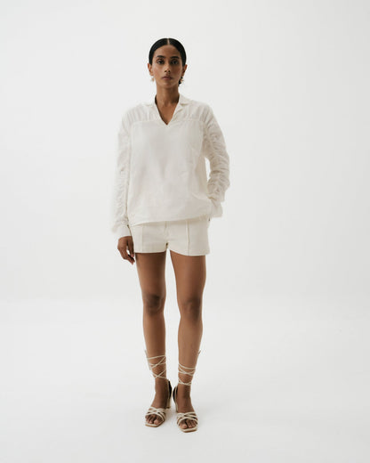 RIPPLE SHIRT WHITE