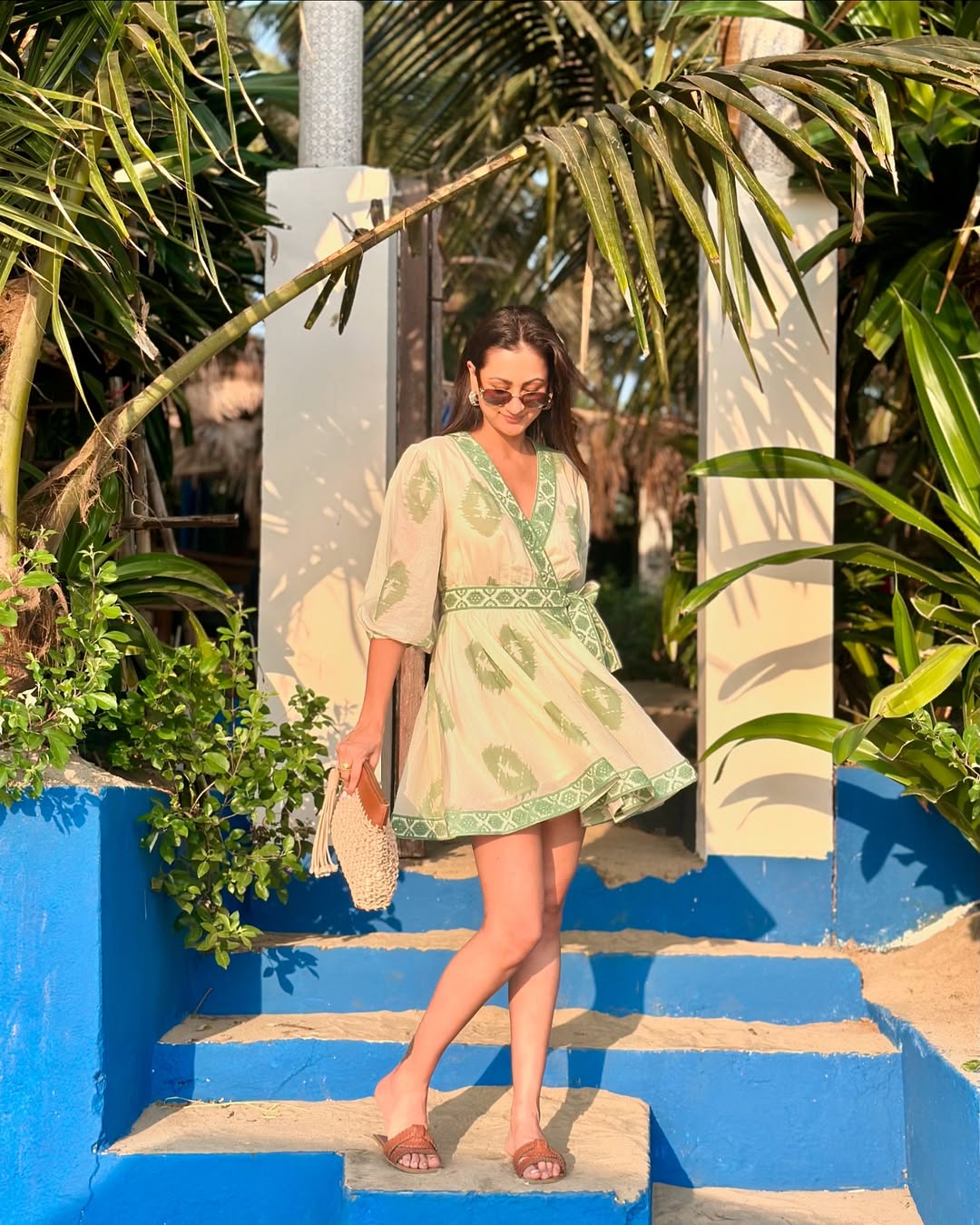 Sukhneett Wadhwa in Marlin Mini Dress