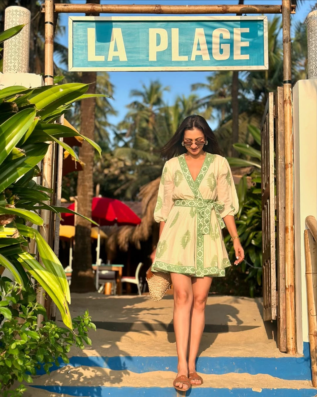 Sukhneett Wadhwa in Marlin Mini Dress