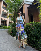 Alba Dress in Coastal Serenade Print