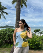 Aria Top in Limoncello Print