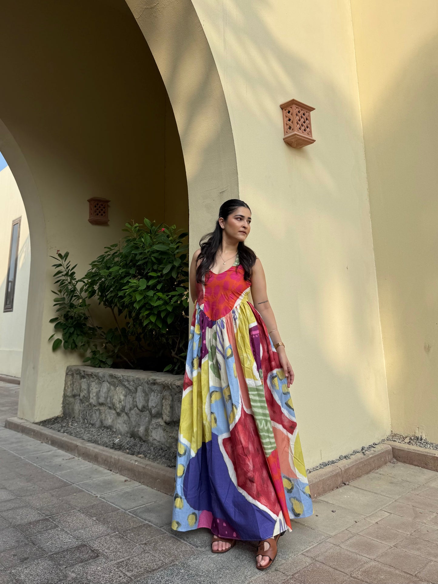 Solea Dress in Florentine Mosaic Dress