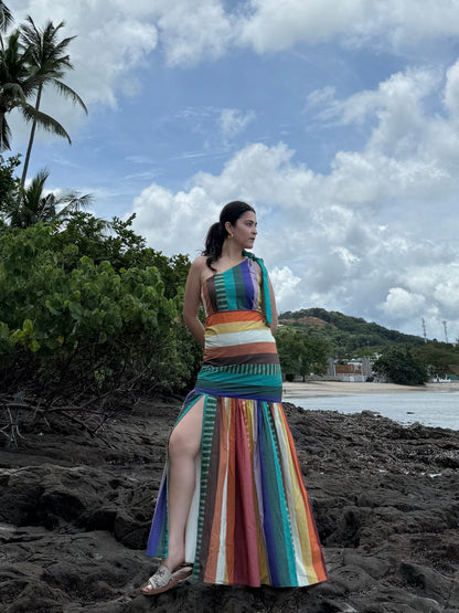Lumi Dress in Tramonto Print