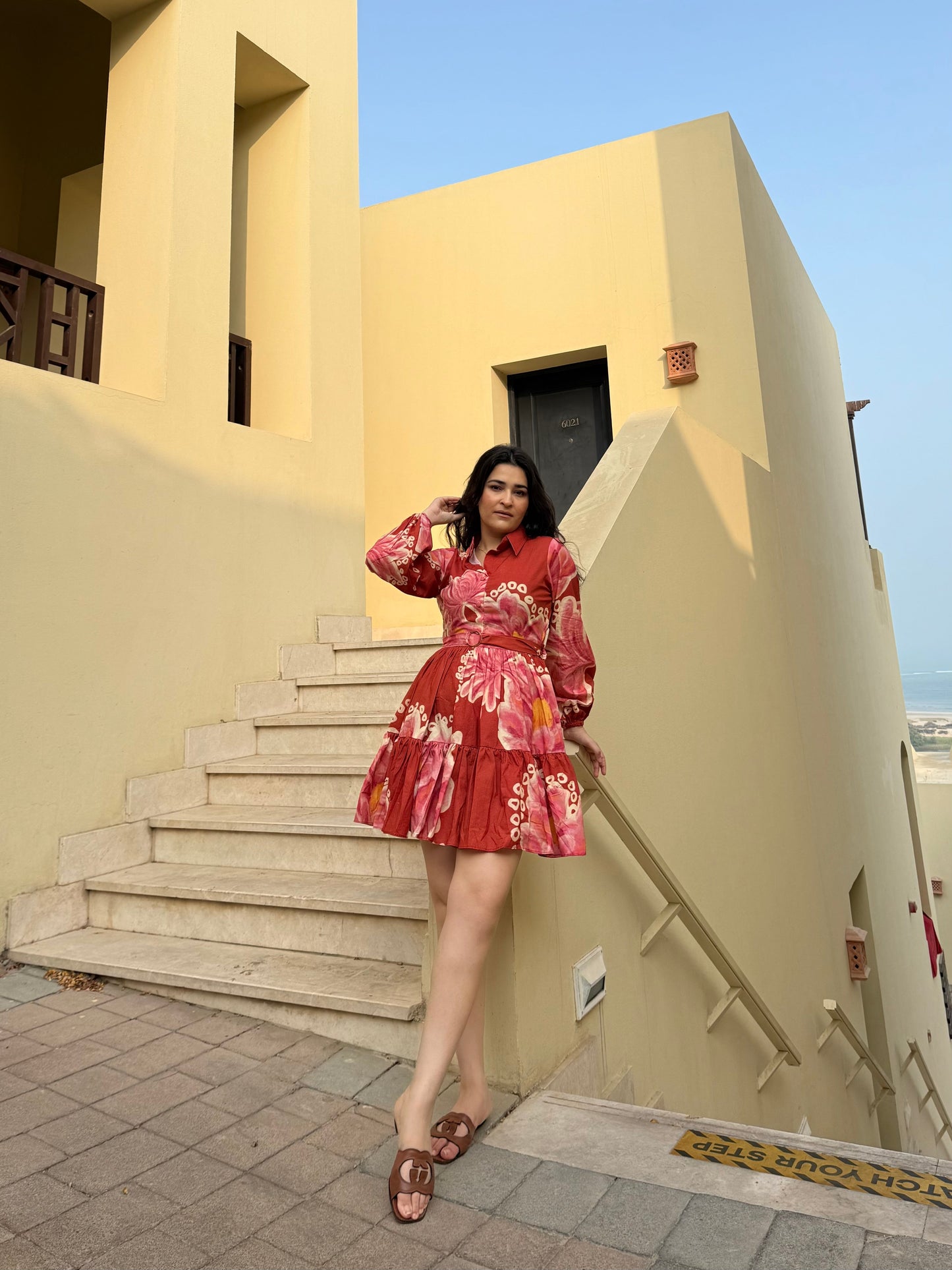 Rosabella Dress in Bubbly Spritz Print