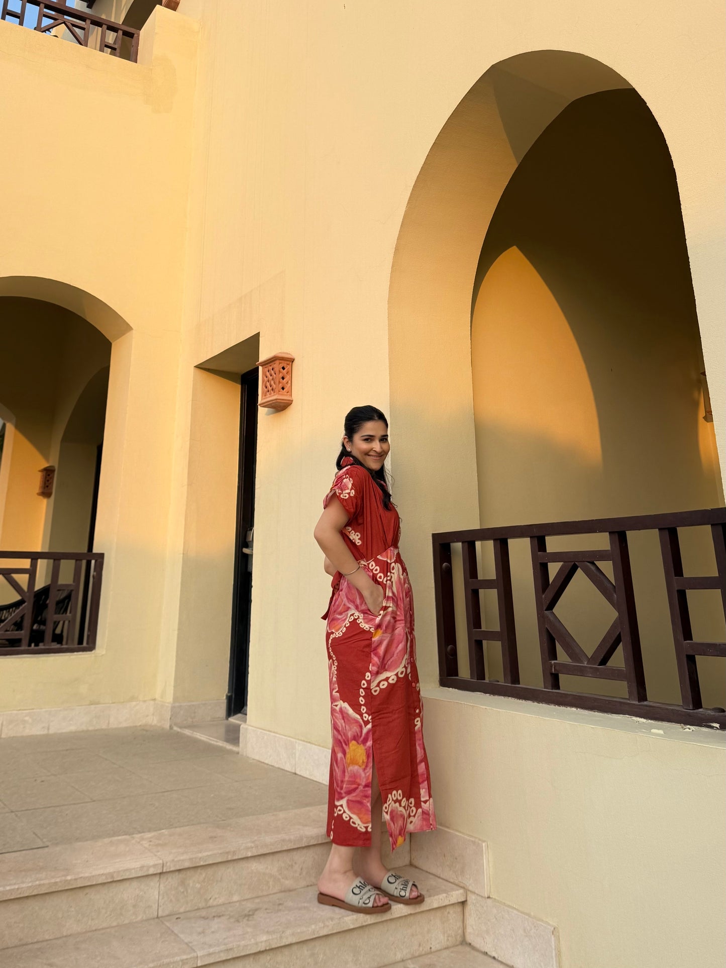 Alessia Dress in Bubbly Spritz Print