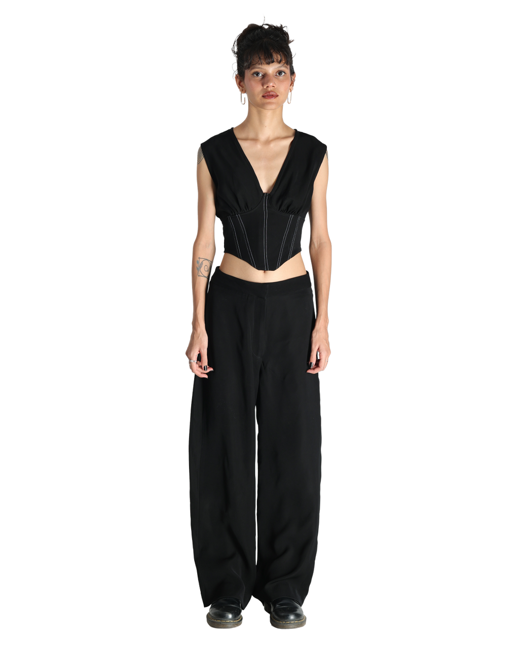 High Waisted Pants - Black