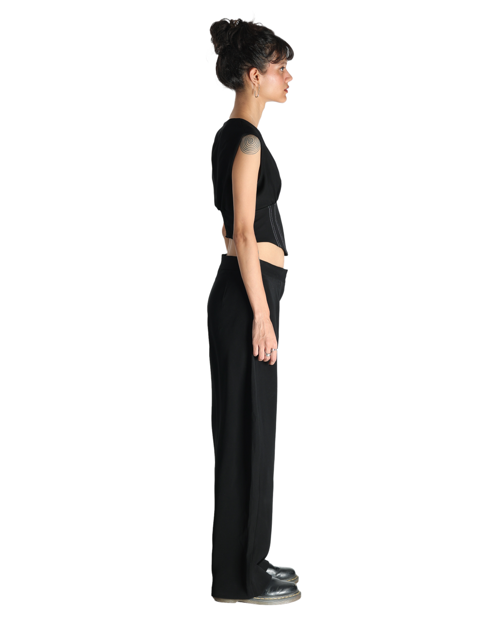 High Waisted Pants - Black