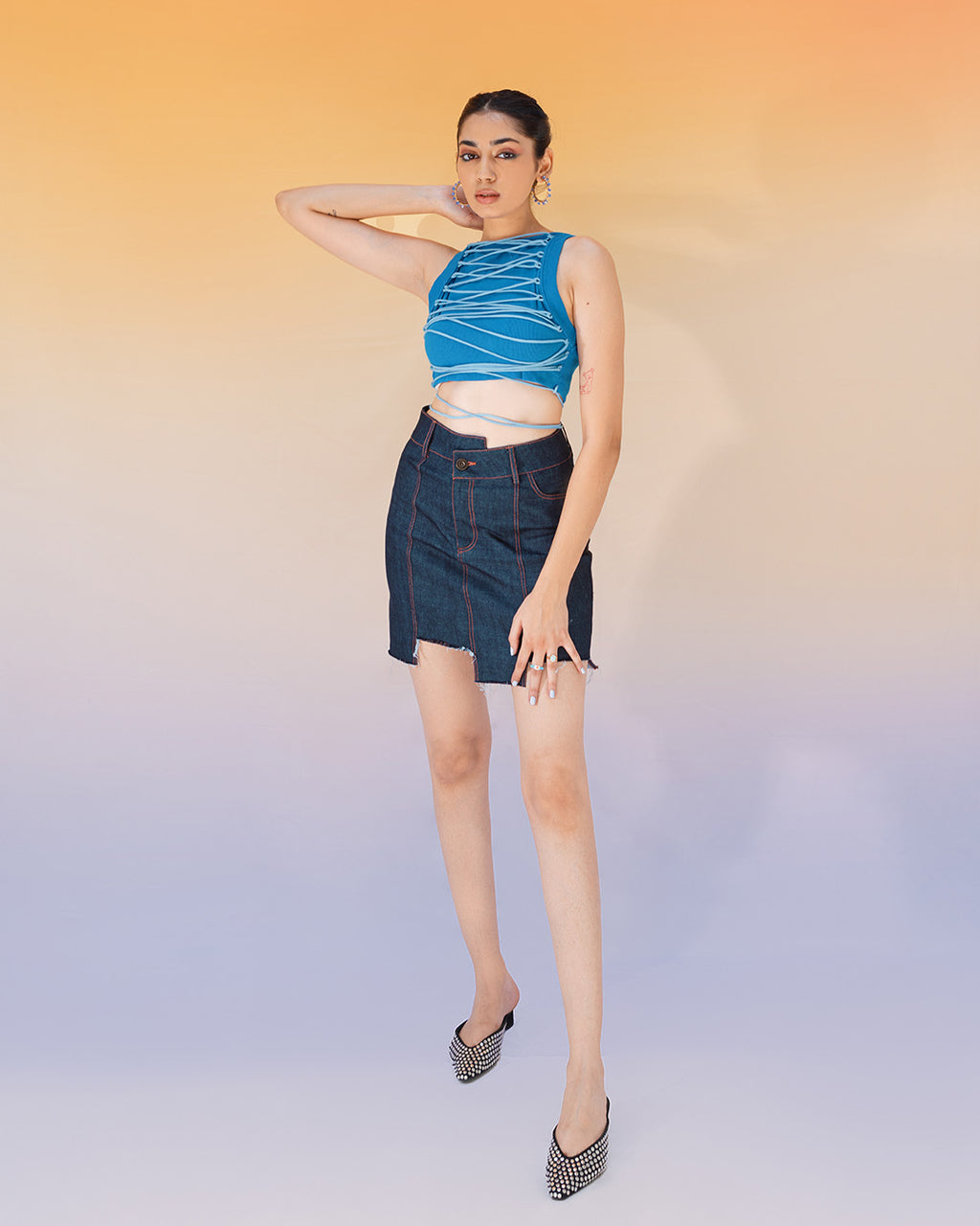 Blue Jean Baby Skirt