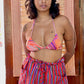 String Bikini Top - Candy Wave