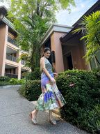 Alba Dress in Coastal Serenade Print