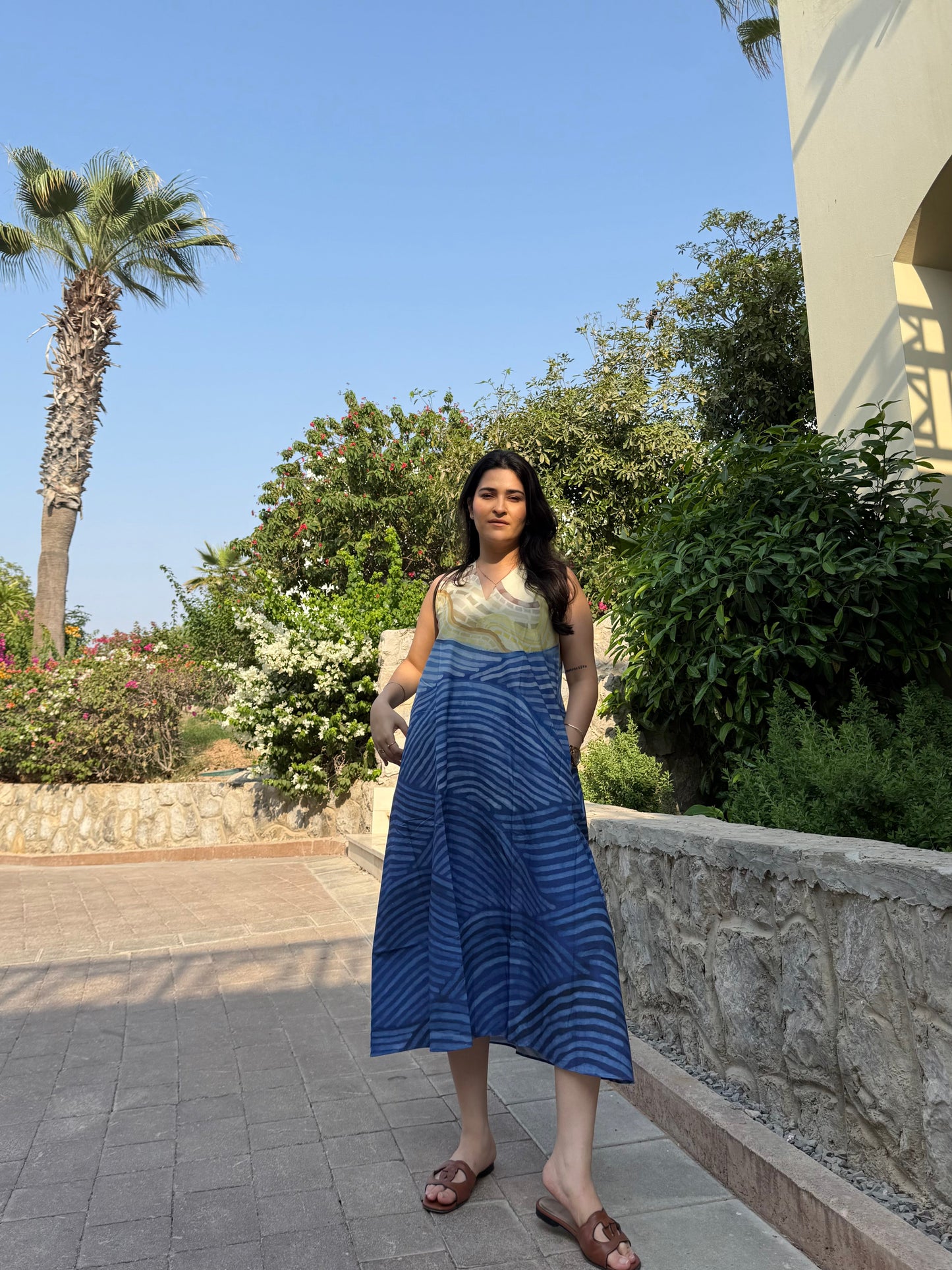 Hibiscus Dress in Gelato Dreams Print