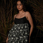 Zia Balloon Dress - Black
