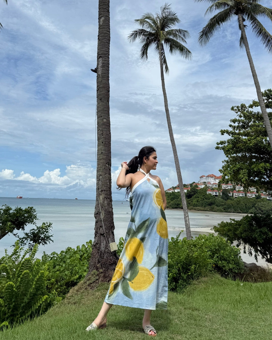 Celia Dress in Limoncello Print