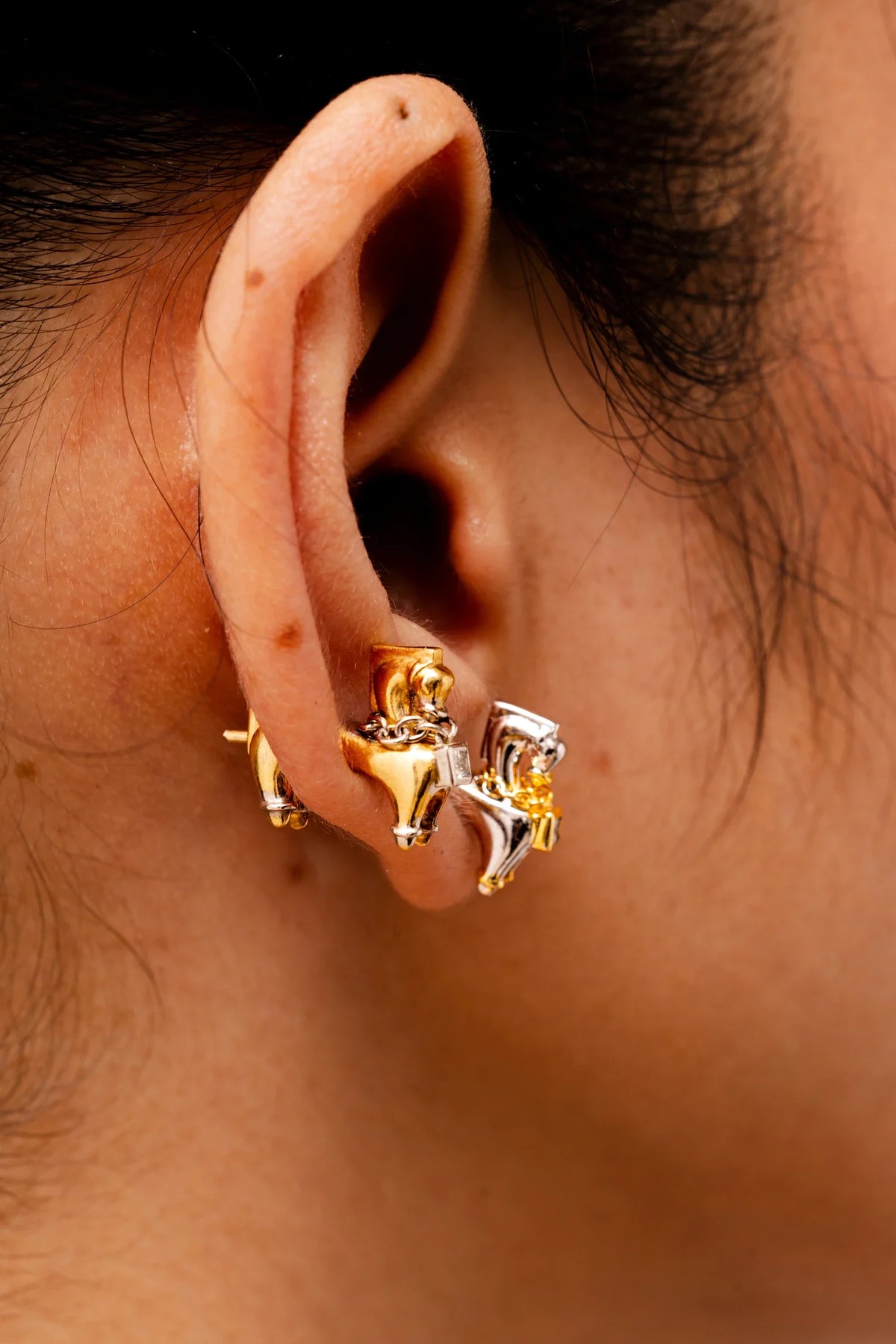 Chaand Horse Ear Studs