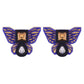 BUTTERFLY STUDS IN COBALT BLUE