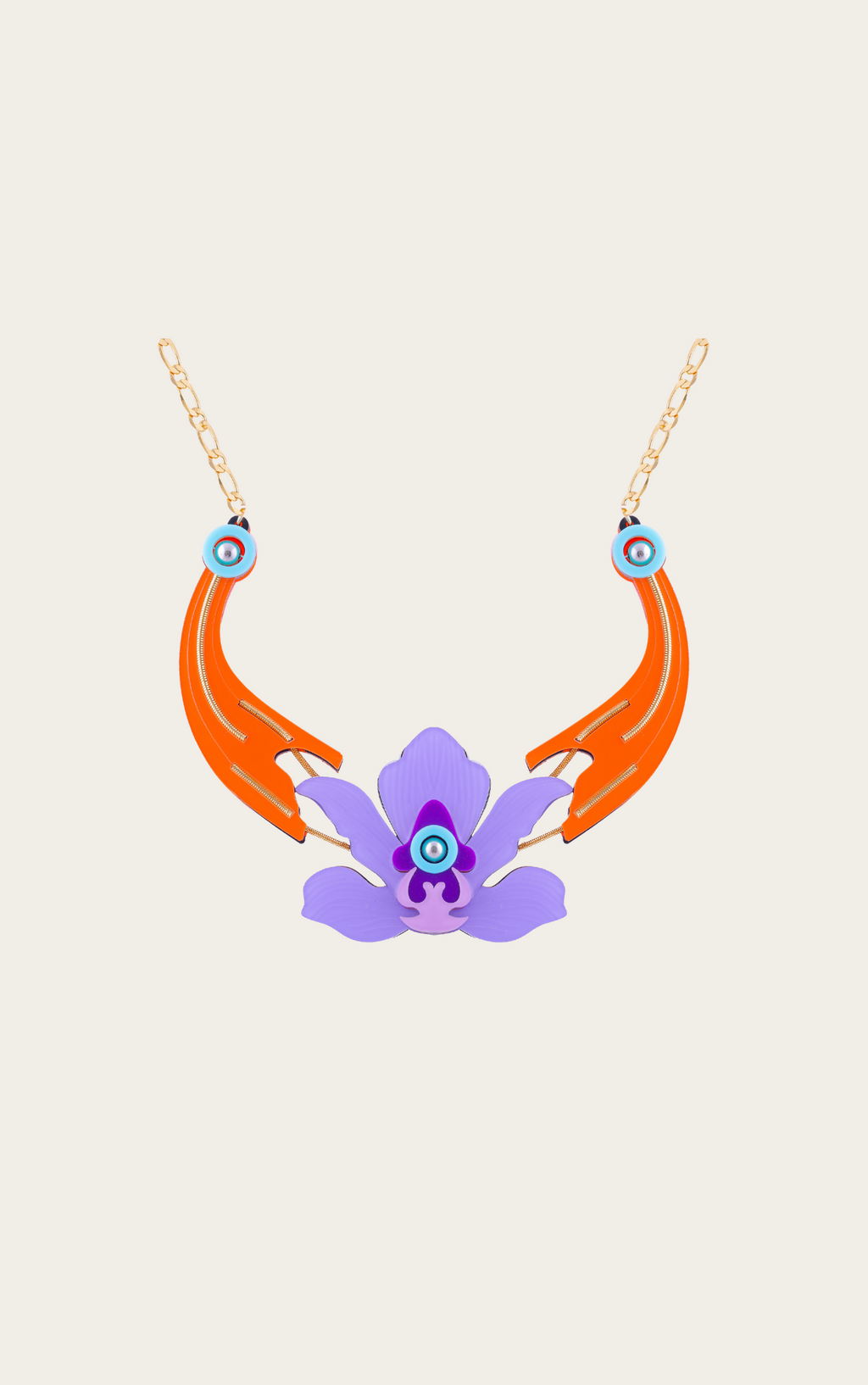 THE PURPLE ORCHID NECKLACE