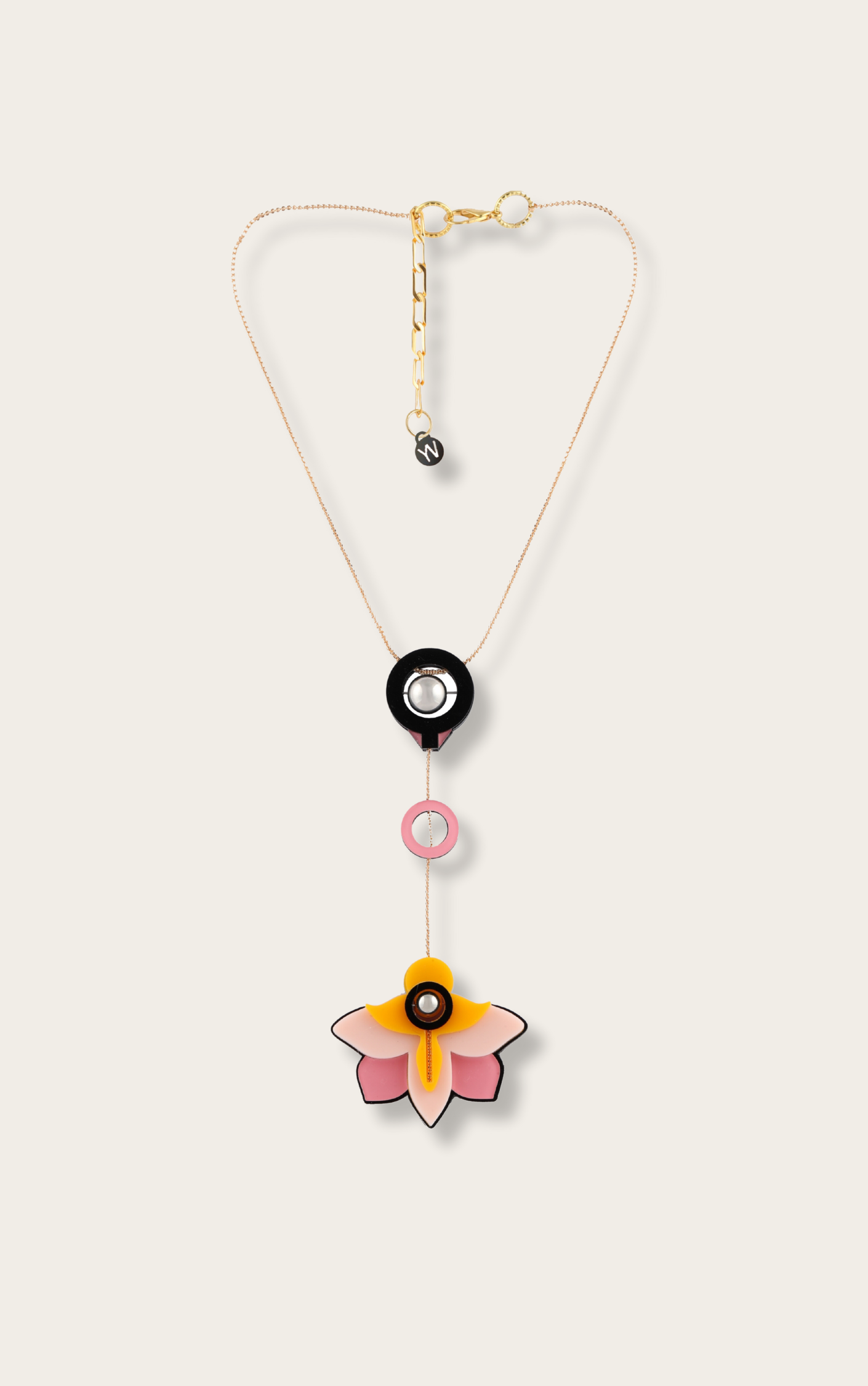 THE PINK DAFFODIL NECKLACE