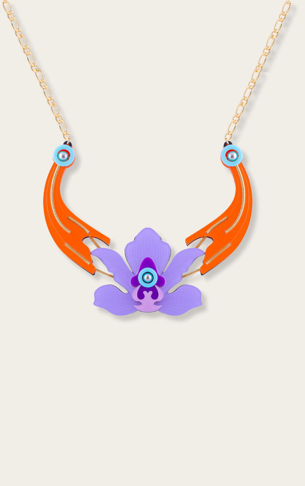 THE PURPLE ORCHID NECKLACE