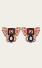 BUTTERFLY STUDS IN PINK