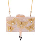 THE CREME BUTTERFLY CLUTCH