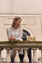 THE CREME BUTTERFLY CLUTCH