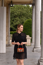 TRILLIUM STUDS IN RED