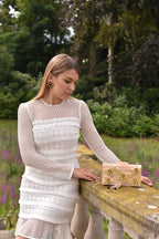 THE CREME BUTTERFLY CLUTCH