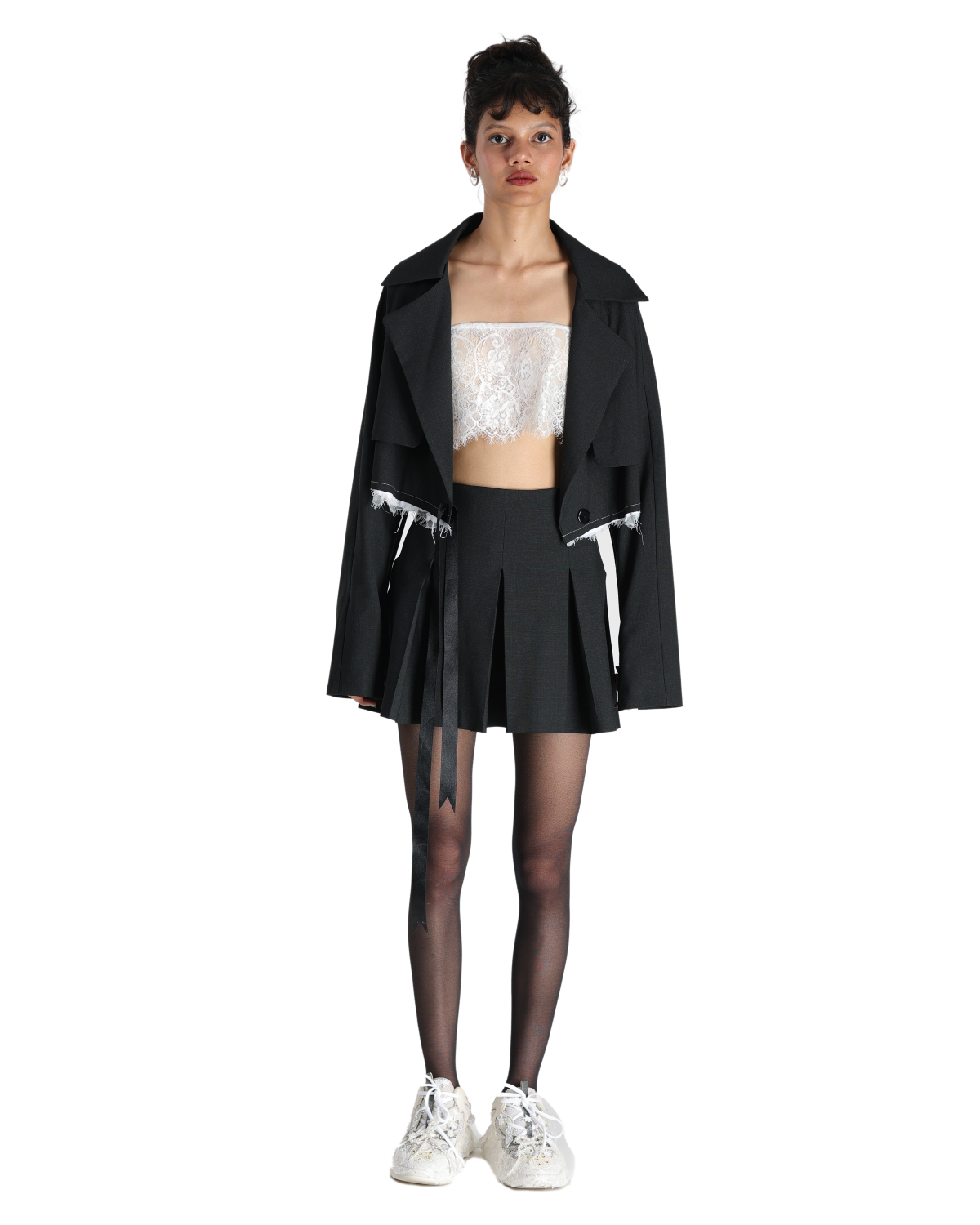 Unfinished Cropped Blazer