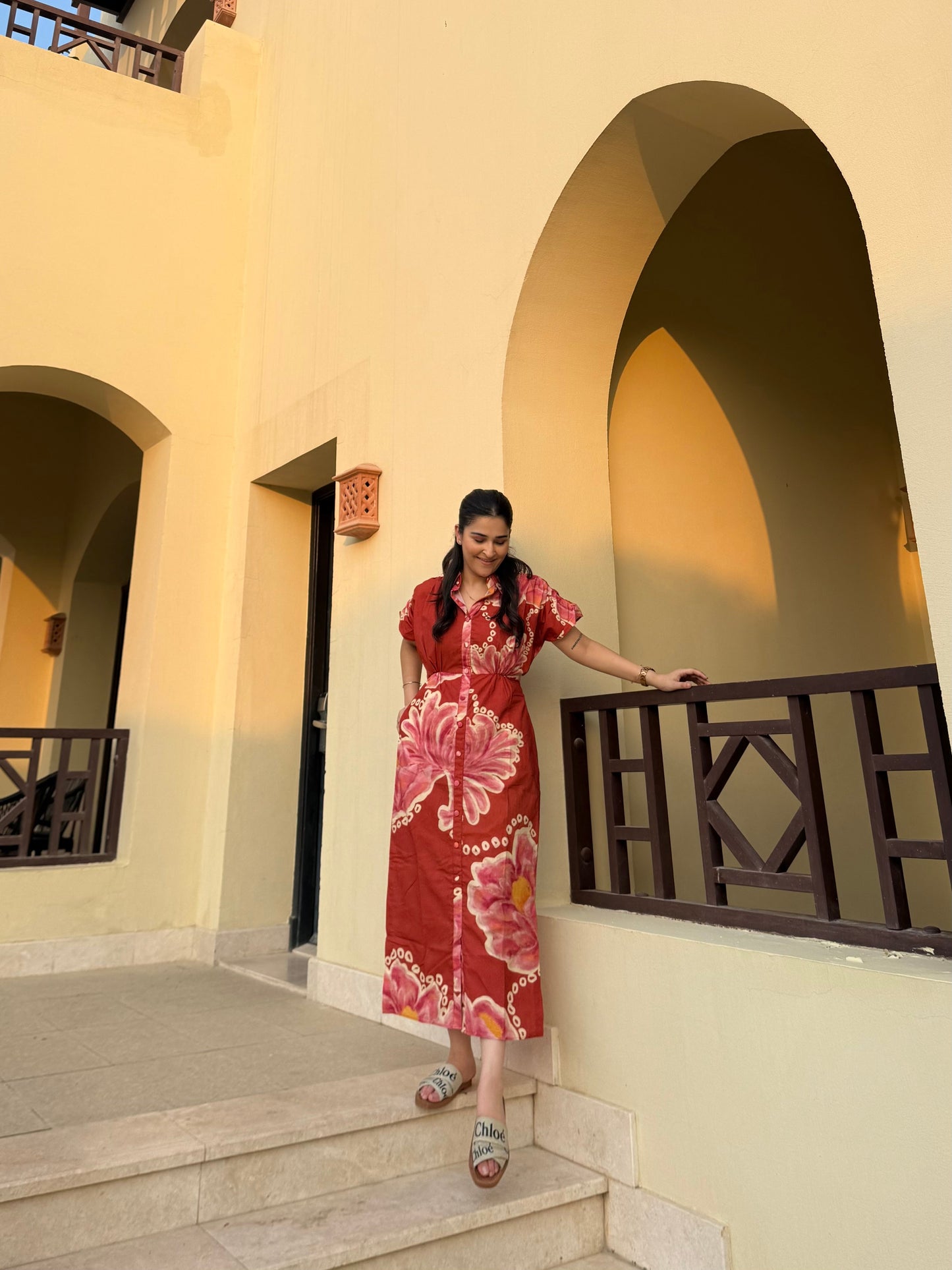 Alessia Dress in Bubbly Spritz Print