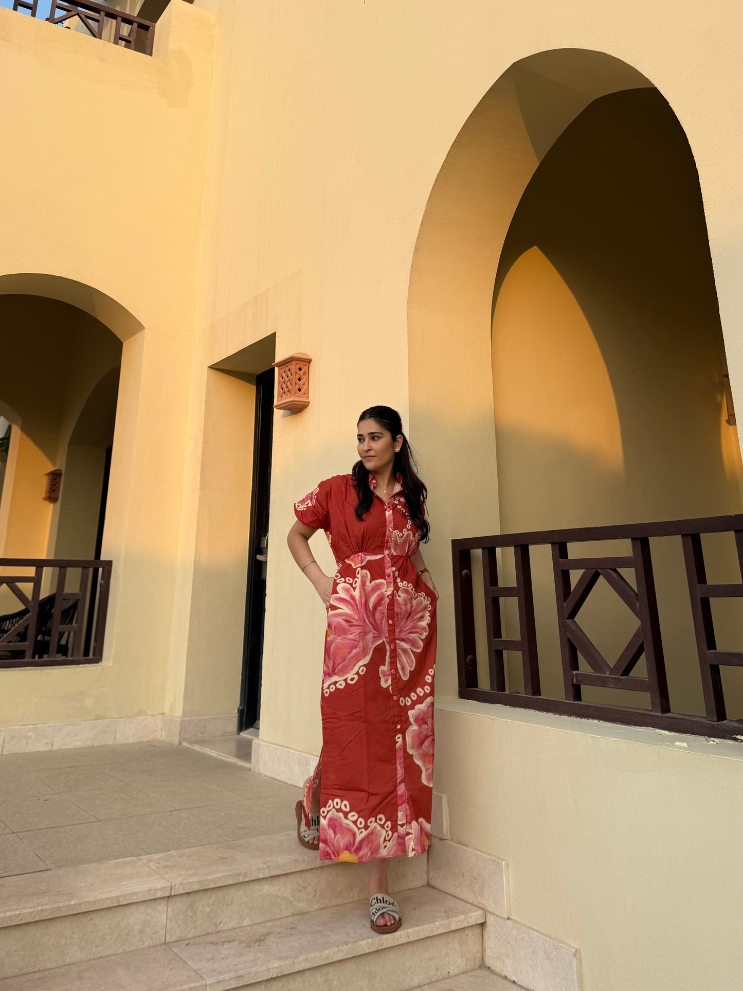 Alessia Dress in Bubbly Spritz Print