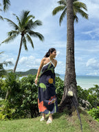 Celia Dress in Sorrento Bloom (Endless Blue)