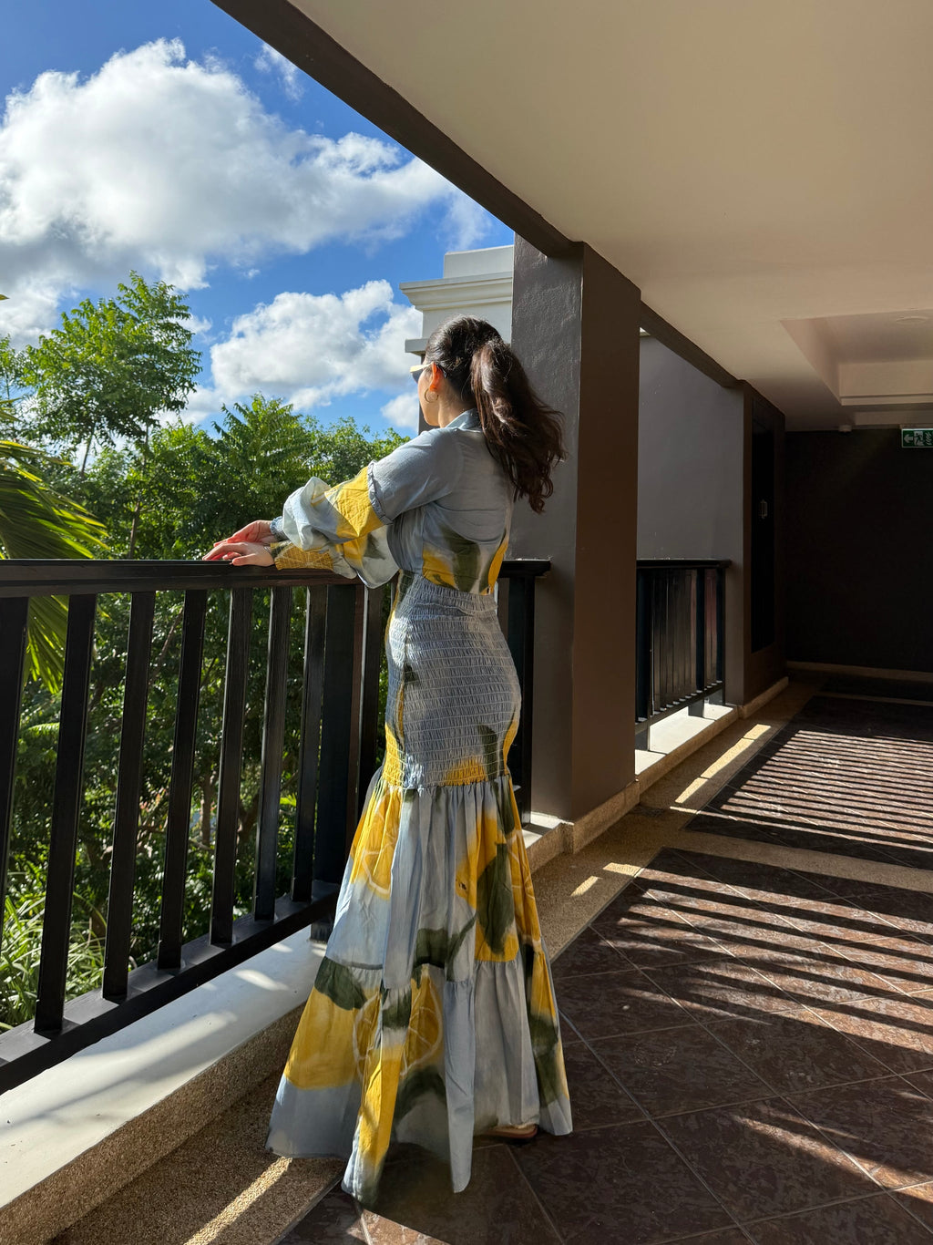 Azzurra Dress in Limoncello Print