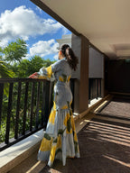 Azzurra Dress in Limoncello Print