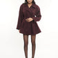 Fig Burgundy Wool Jacket