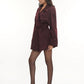 Fig Burgundy Wool Jacket