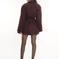 Fig Burgundy Wool Jacket